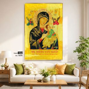 Alternative view of Đức mẹ Maria | Tranh hộp đèn cao cấp | Mã tranh 1470 | Tranh TÂM