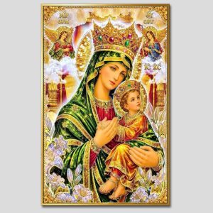 Đức mẹ Maria | Tranh hộp đèn cao cấp | Mã tranh 1475 | Tranh TÂM