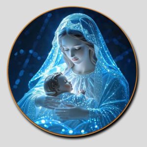 Đức mẹ Maria | Tranh hộp đèn cao cấp | Mã tranh 1482 | Tranh TÂM