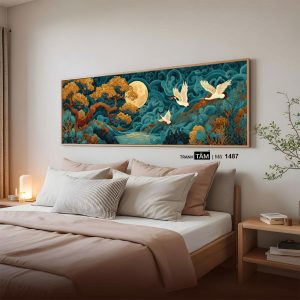 Tranh treo đầu giường | Mã tranh 1487 | Tranh TÂM - Ảnh 4