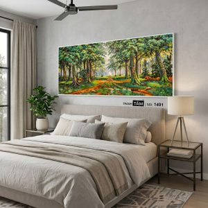 Alternative view of Tranh treo đầu giường | Mã tranh 1491 | Tranh TÂM
