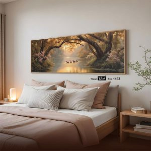 Tranh treo đầu giường | Mã tranh 1493 | Tranh TÂM - Ảnh 5