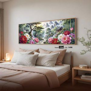 Tranh treo đầu giường | Mã tranh 1496 | Tranh TÂM - Ảnh 4