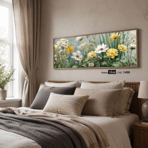 Tranh treo đầu giường | Mã tranh 1498 | Tranh TÂM - Ảnh 4