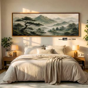 Alternative view of Tranh treo đầu giường | Mã tranh 1504 | Tranh TÂM