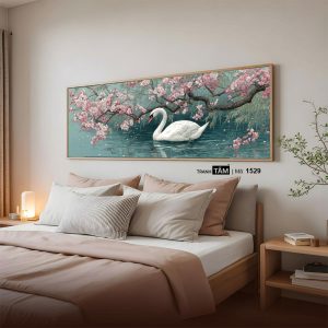 Tranh treo đầu giường | Mã tranh 1529 | Tranh TÂM - Ảnh 4