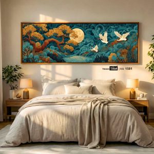Tranh treo đầu giường | Mã tranh 1581 | Tranh TÂM - Ảnh 4