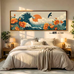 Tranh treo đầu giường | Mã tranh 1595 | Tranh TÂM - Ảnh 6