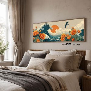 Tranh treo đầu giường | Mã tranh 1595 | Tranh TÂM - Ảnh 5