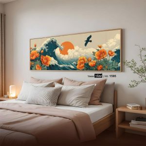 Tranh treo đầu giường | Mã tranh 1595 | Tranh TÂM - Ảnh 4