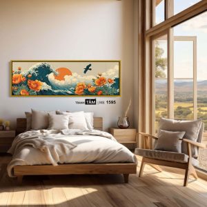Tranh treo đầu giường | Mã tranh 1595 | Tranh TÂM - Ảnh 3